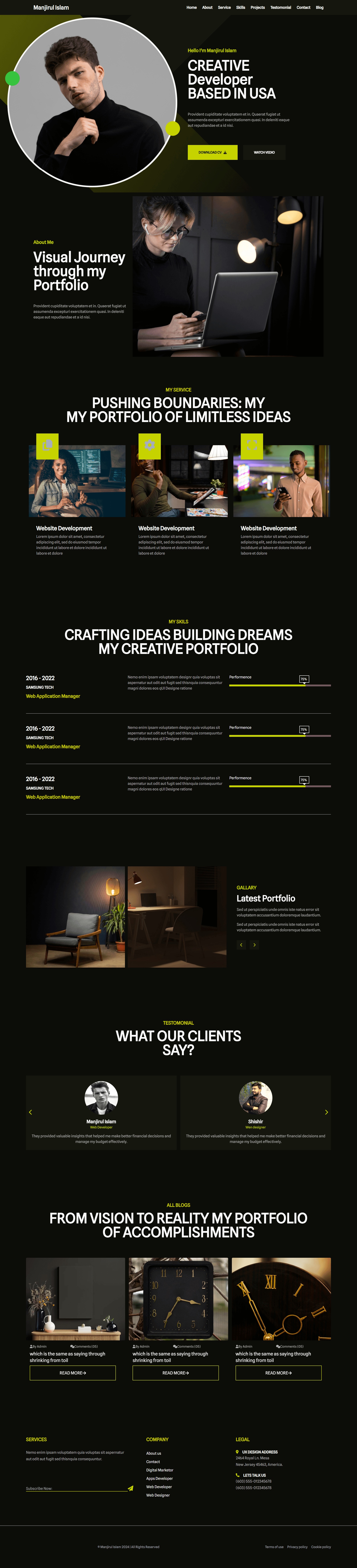 Simple Portfolio Project